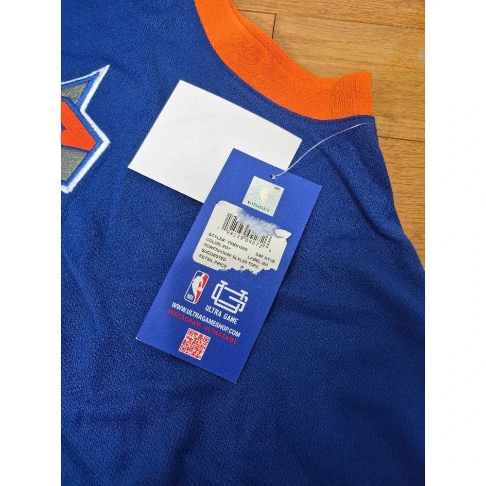 NY Knicks Jalen Brunson 11 Ultra Game NBA Jersey M  Royal Blue One of a Kind NEW